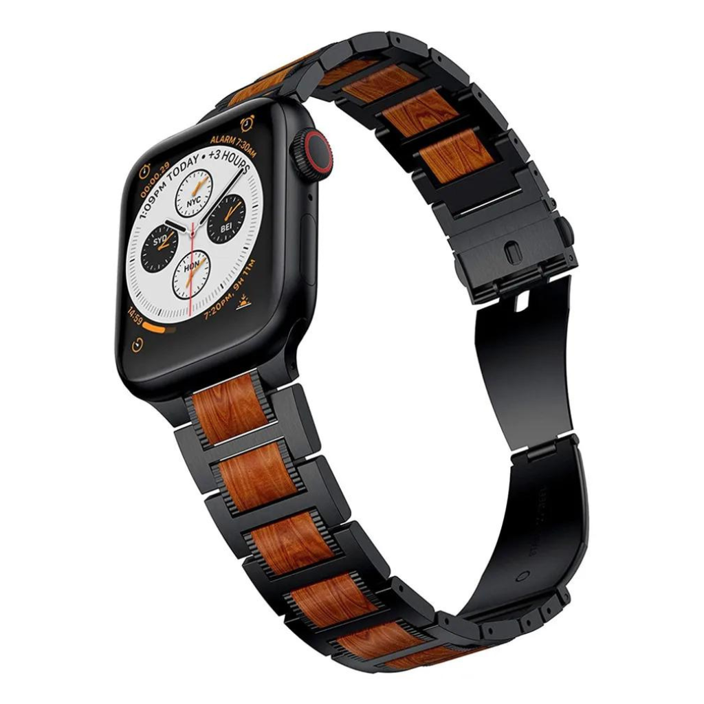 Pulseira Enigma de Madeira Para Apple Watch - Loux