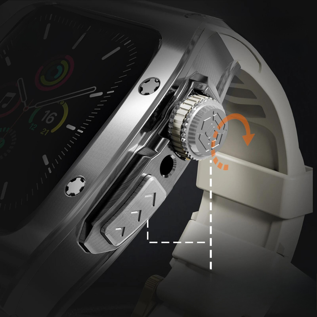 Conjunto Horizon de Aço Inox Para Apple Watch