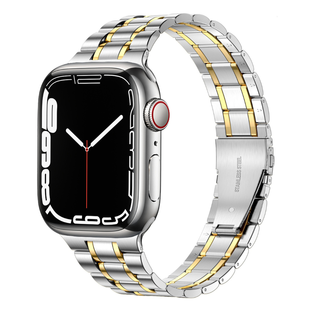 Pulseira Regal Opulence de Aço Inox Para Apple Watch