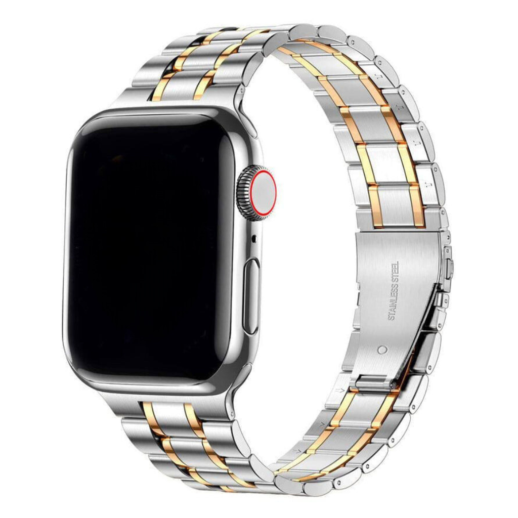 Pulseira Regal Opulence de Aço Inox Para Apple Watch