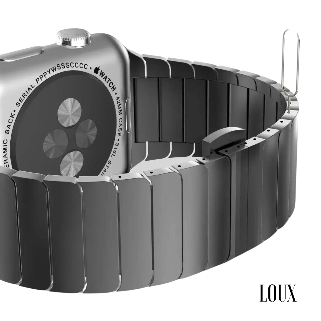 Pulseira Lavish Luxe de Aço Inox Para Apple Watch