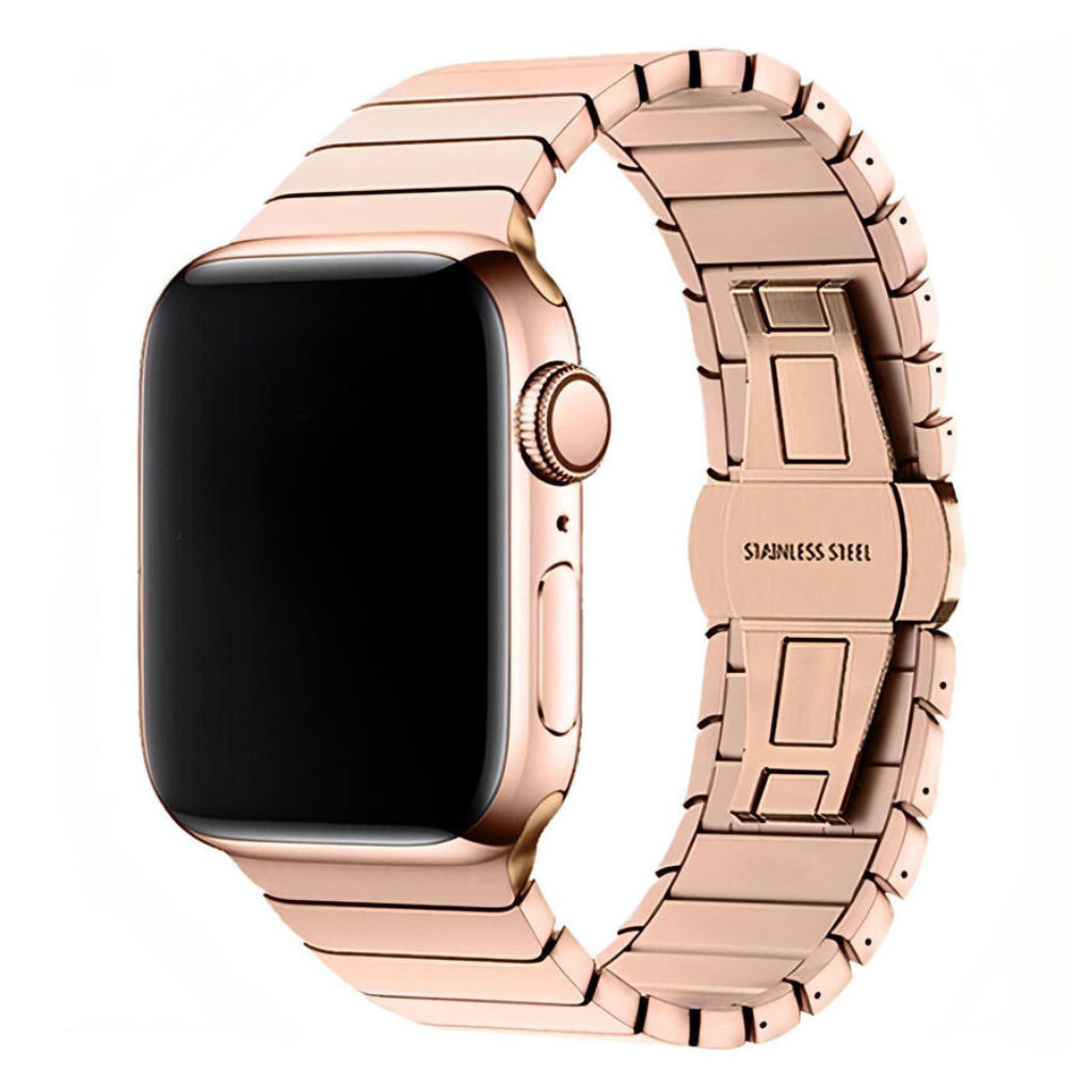 Pulseira Lavish Luxe de Aço Inox Para Apple Watch