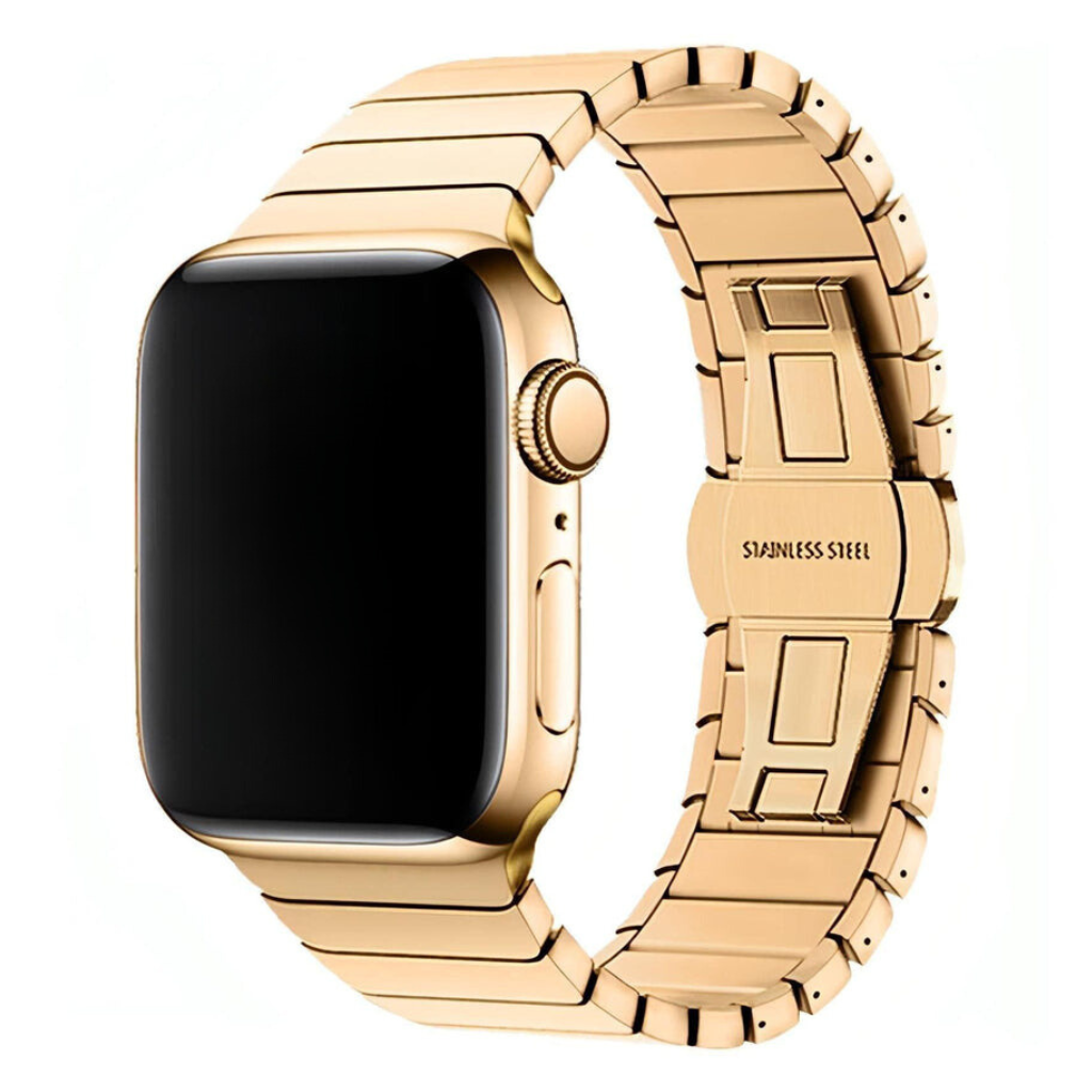 Pulseira Lavish Luxe de Aço Inox Para Apple Watch