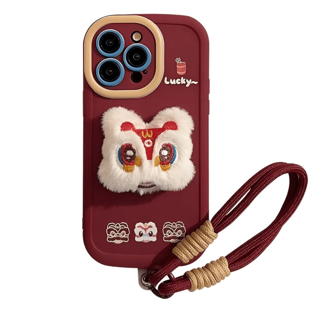 Capa Chinese New Year Plush Para iPhone