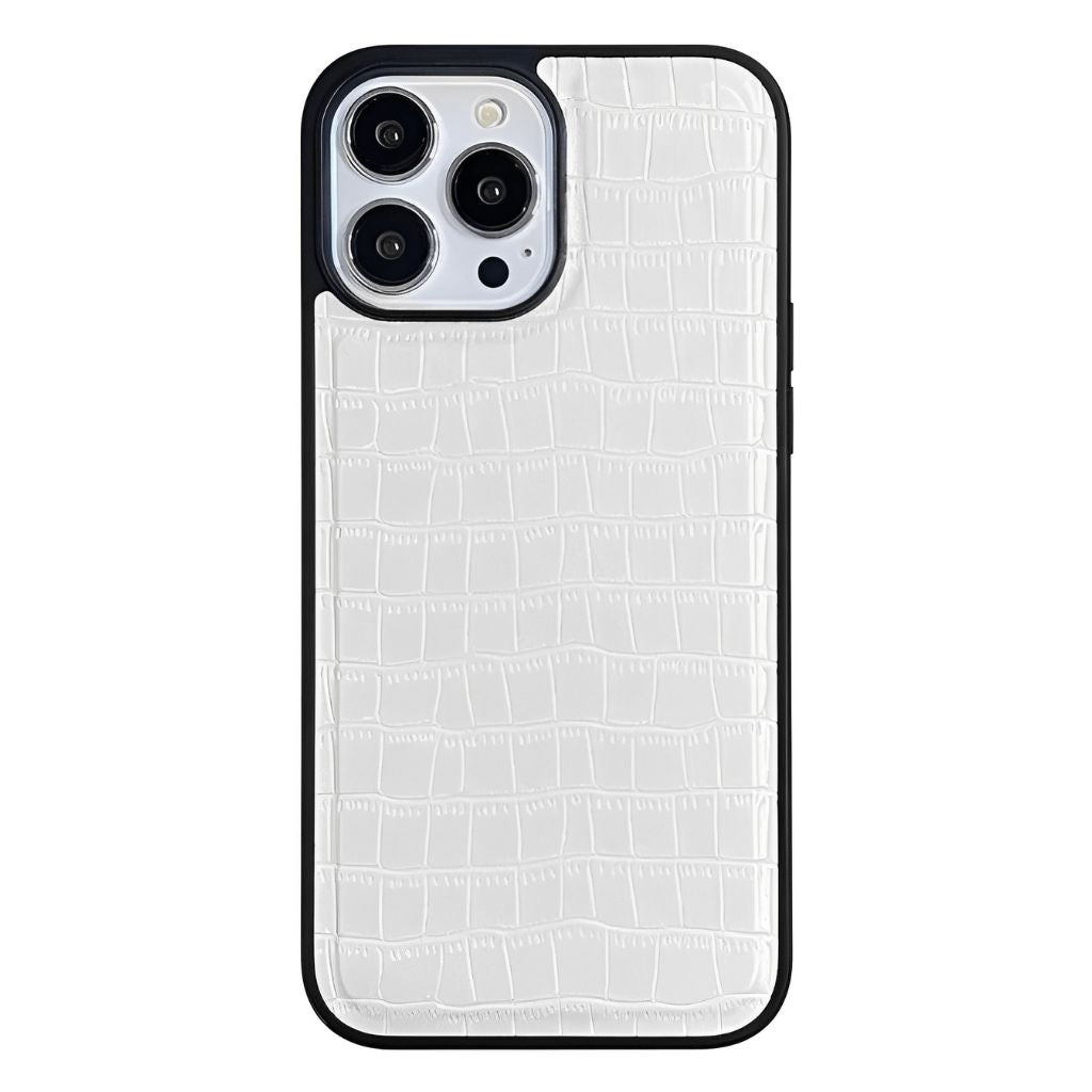 Capa EleganceGrip de Couro Para iPhone