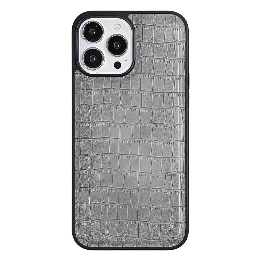 Capa EleganceGrip de Couro Para iPhone