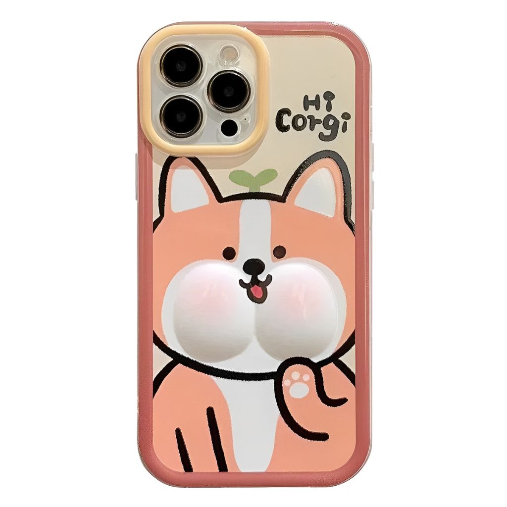 Capa Hi Corgi Para iPhone