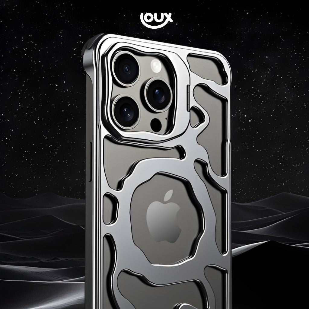 Capa Interstellar de Alumínio MagSafe Para iPhone