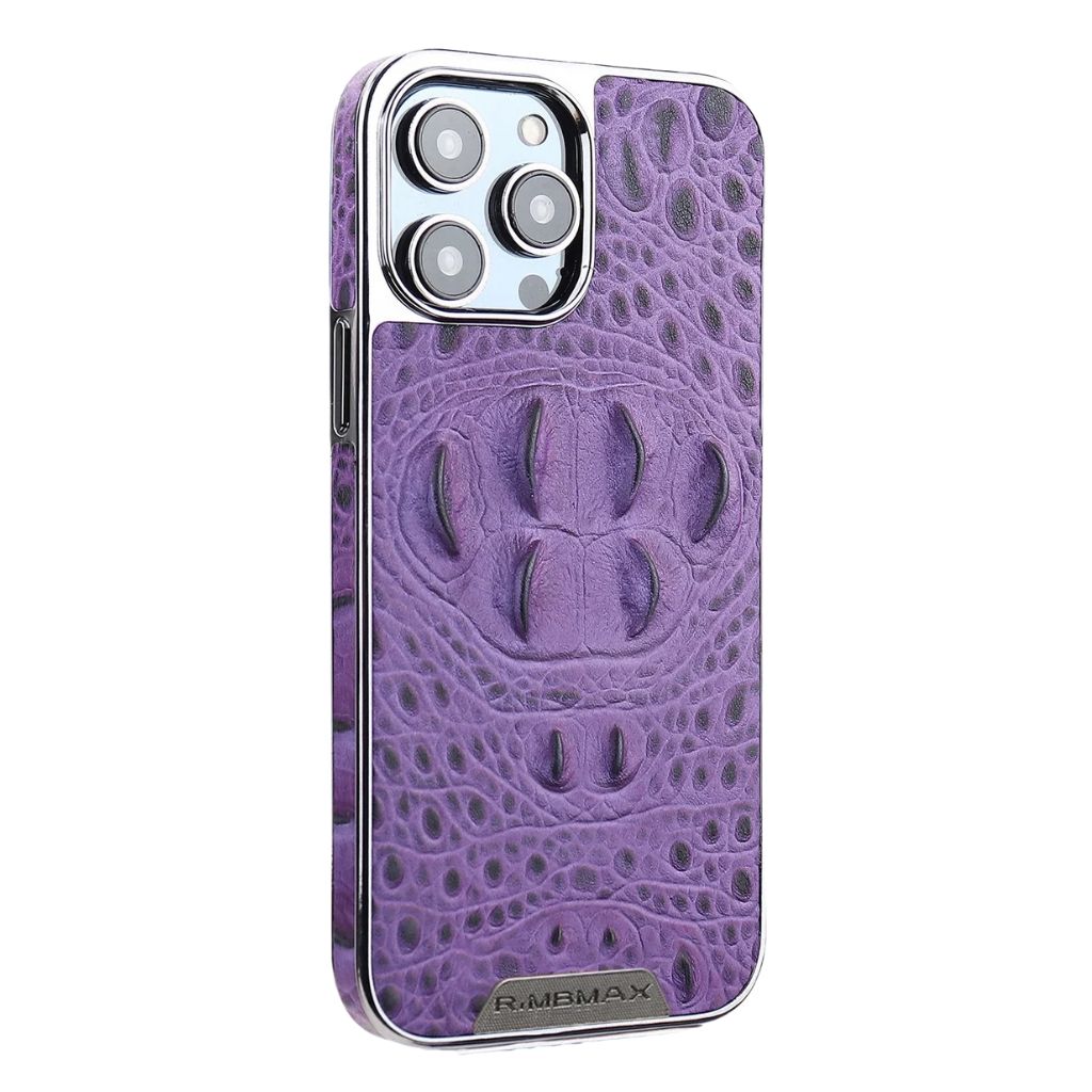 Capa Reptile de Couro Para iPhone