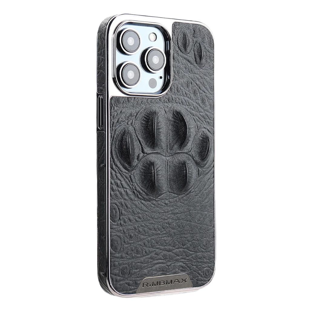 Capa Reptile de Couro Para iPhone