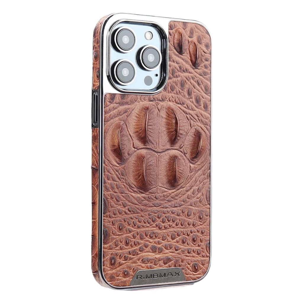 Capa Reptile de Couro Para iPhone