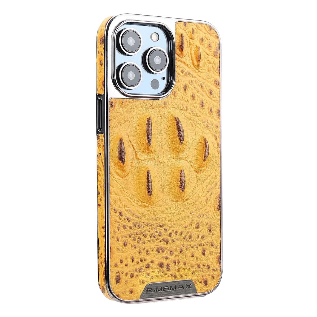 Capa Reptile de Couro Para iPhone