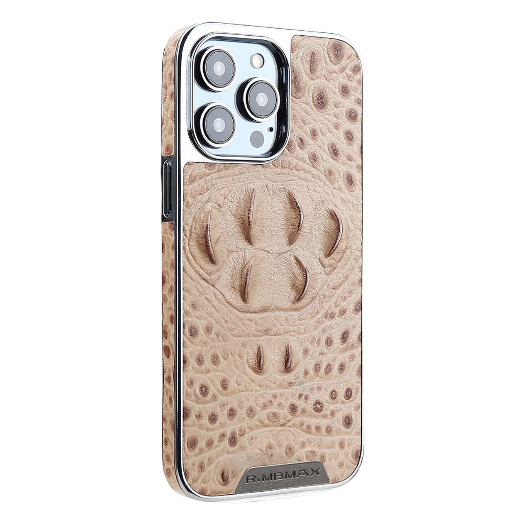 Capa Reptile de Couro Para iPhone