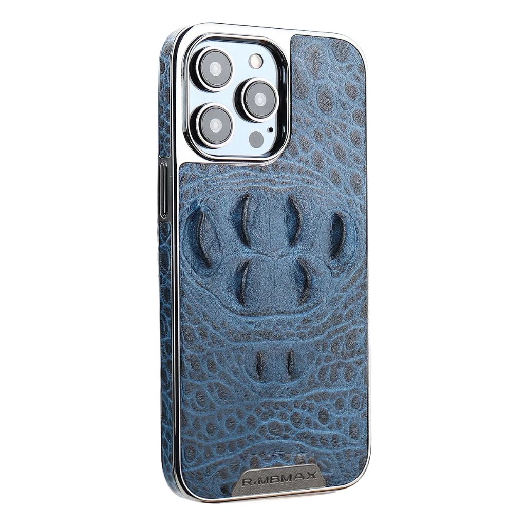 Capa Reptile de Couro Para iPhone