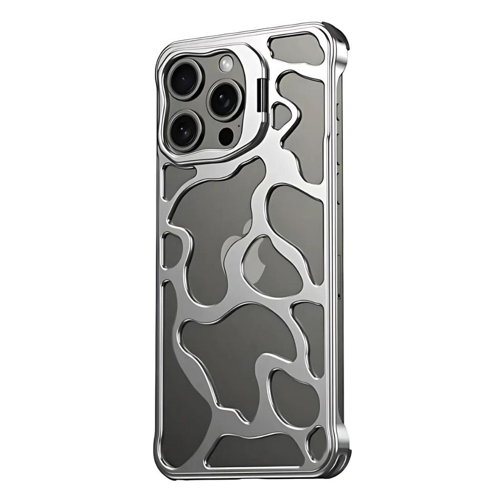 Capa Interstellar de Alumínio MagSafe Para iPhone