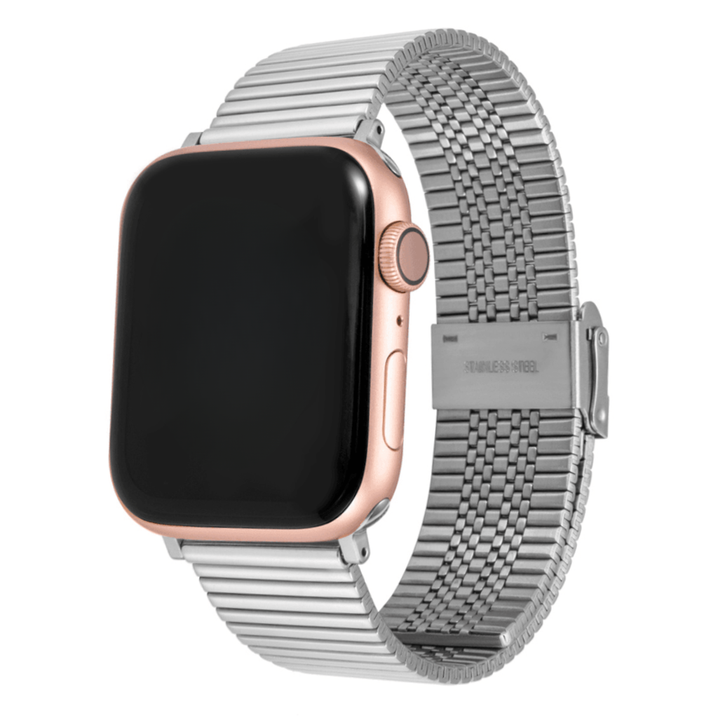 Pulseira Chronos de Aço Inox Para Apple Watch