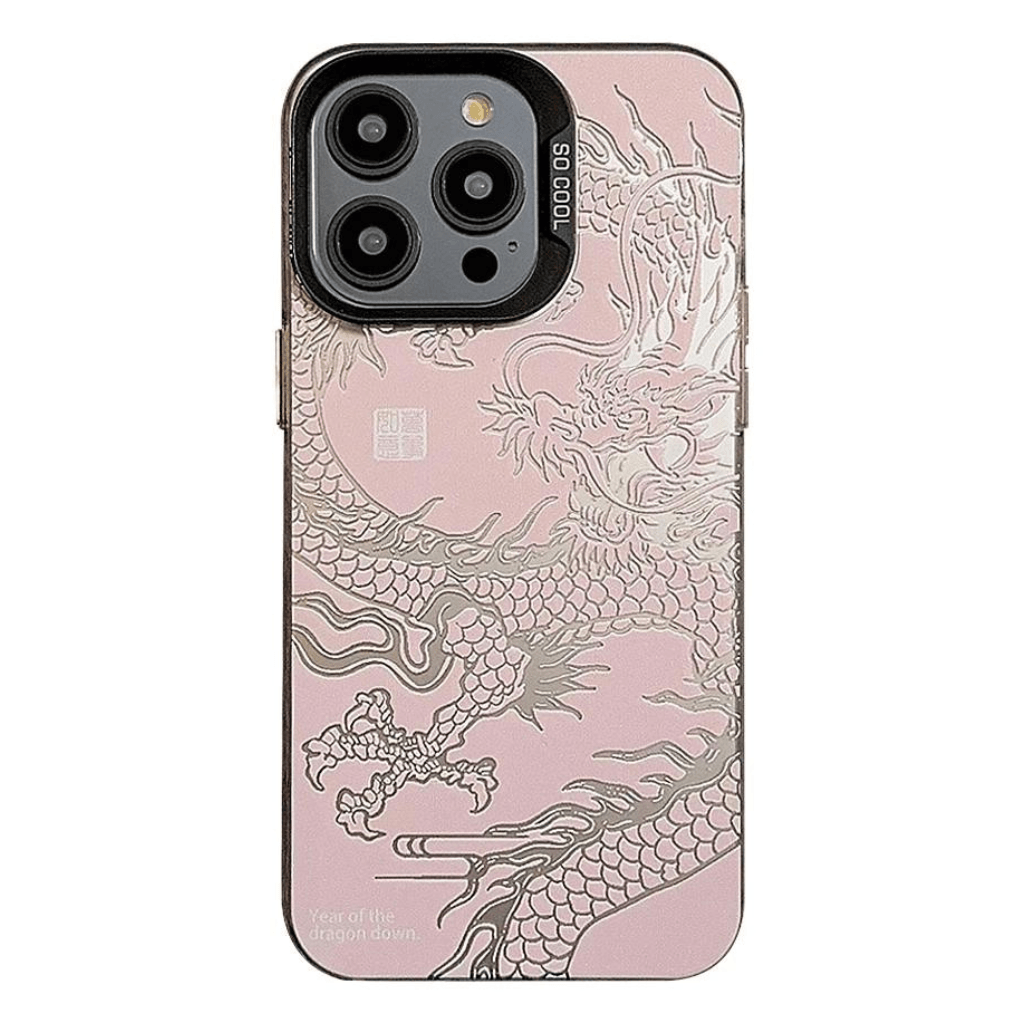 Capa Dragon Pink 2 Para iPhone - Loux