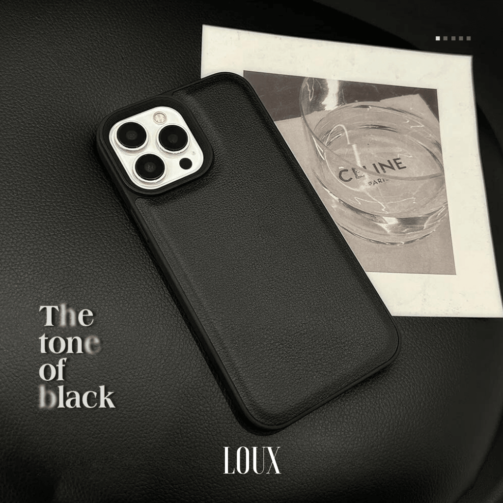 Capa The Tone of Black Para iPhone - Loux