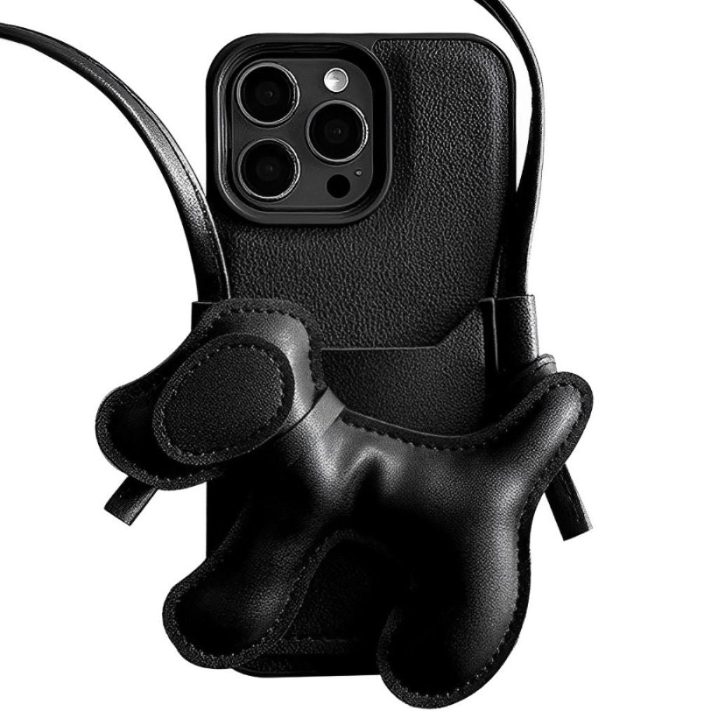 Capa BlackPuppy de Couro Para iPhone