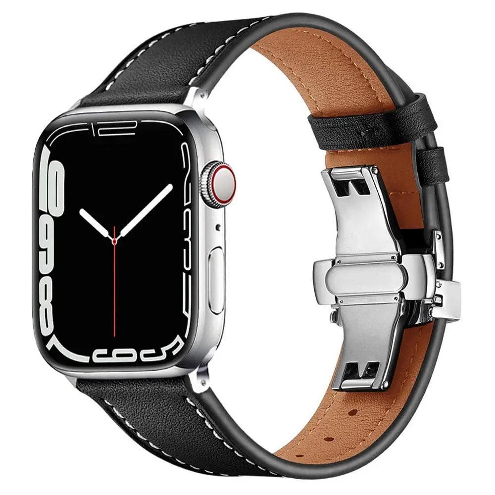 Pulseira Pinnacle de Couro Para Apple Watch - Loux