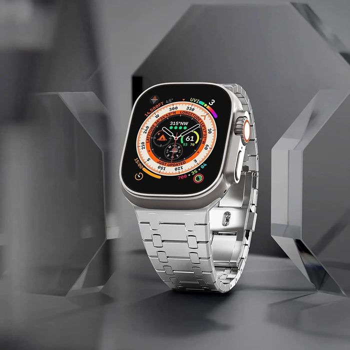 Pulseira Fusion de Aço Inox Para Apple Watch