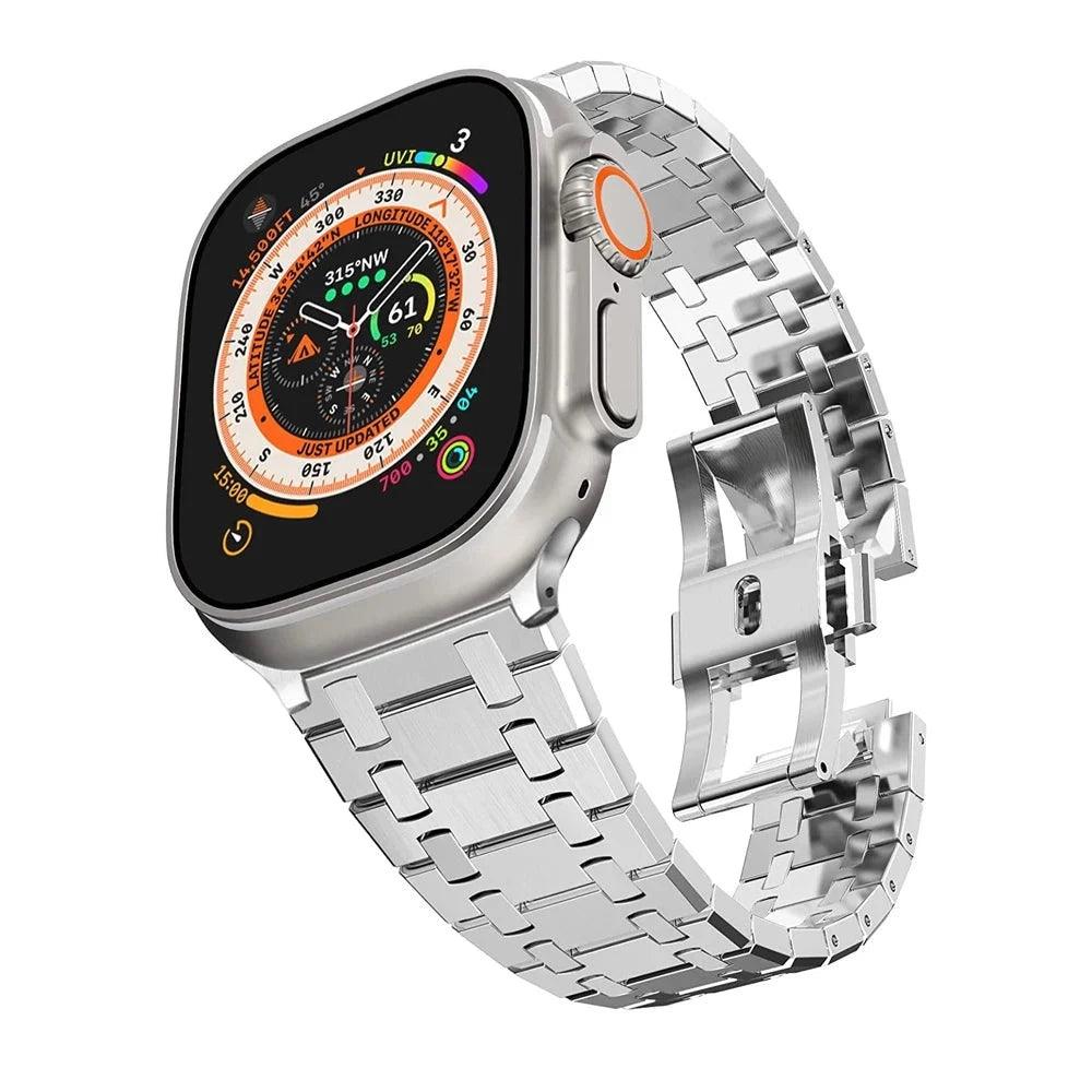 Pulseira Fusion de Aço Inox Para Apple Watch