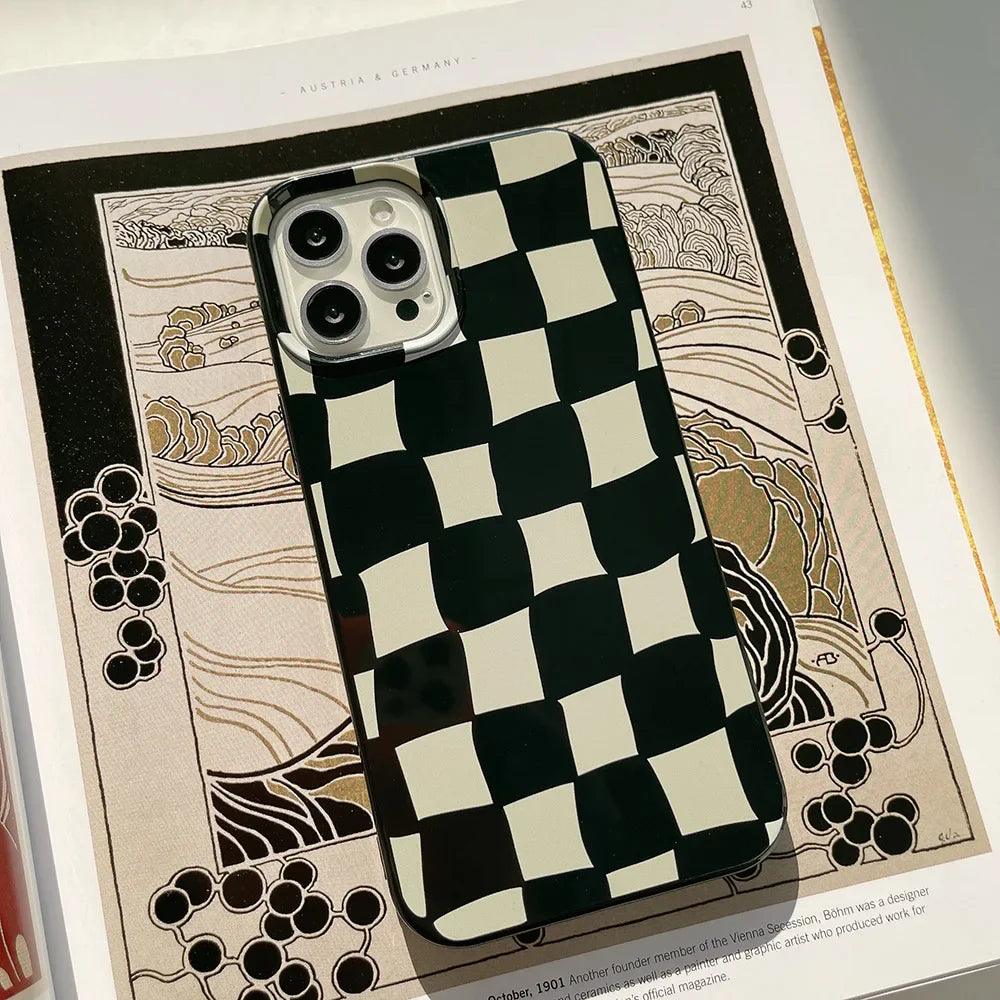 Capa Checkerboard Para iPhone - Loux