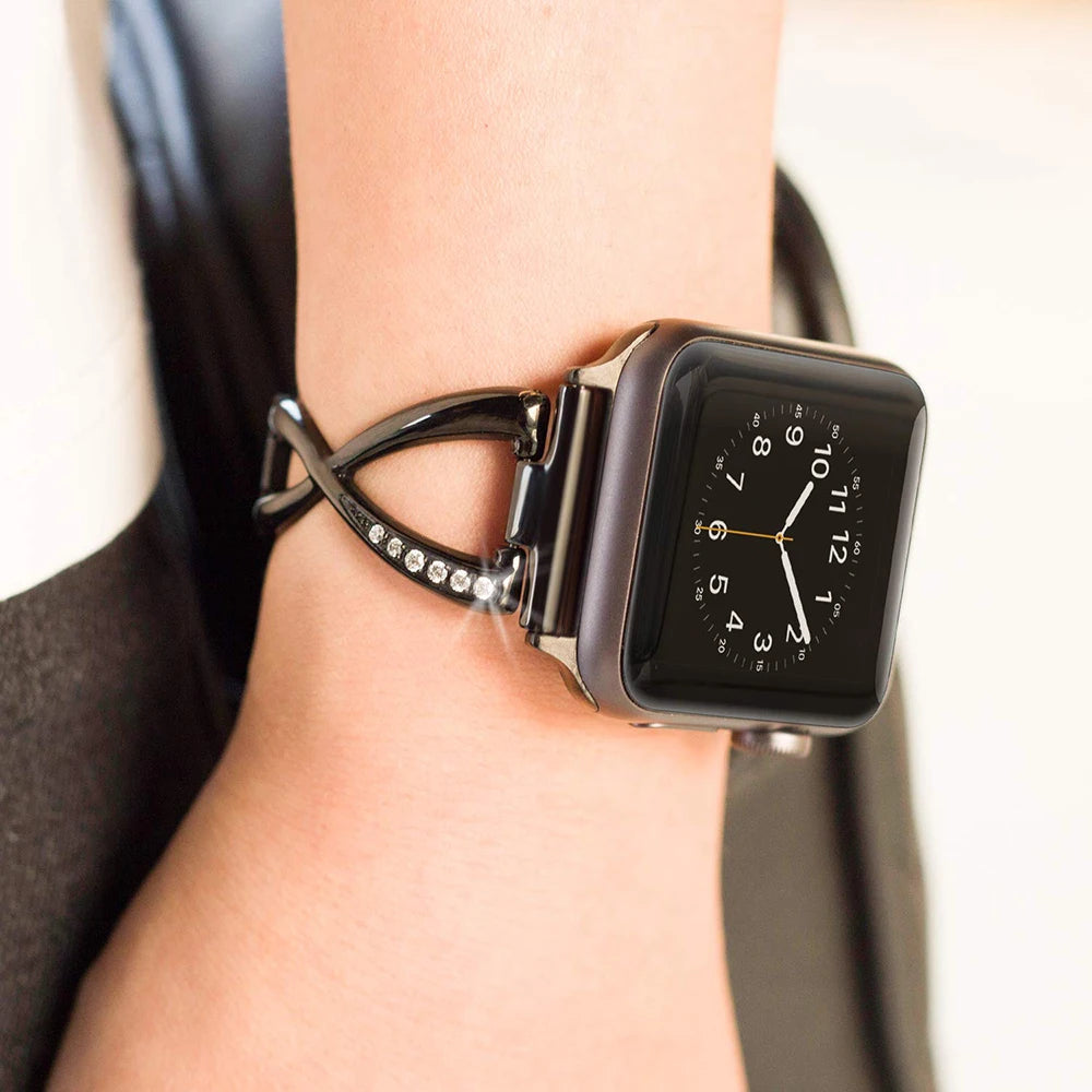 Pulseira Novan de Aço Inox Para Apple Watch