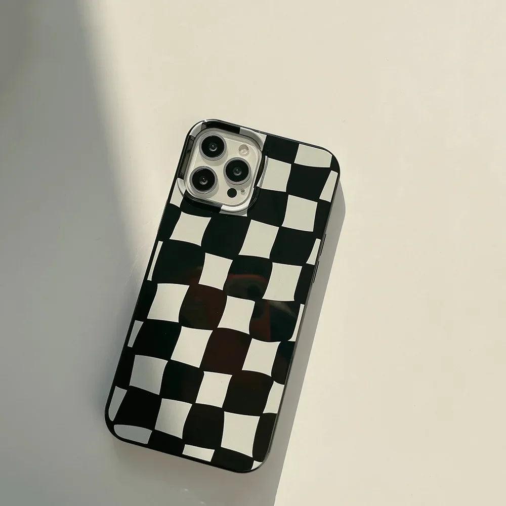 Capa Checkerboard Para iPhone - Loux