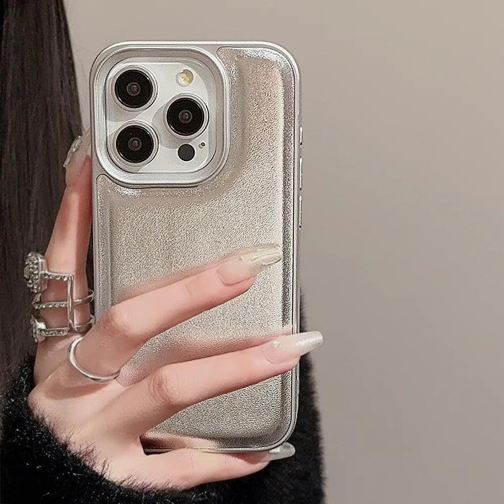 Capa SIlver Veneer Para iPhone - Loux